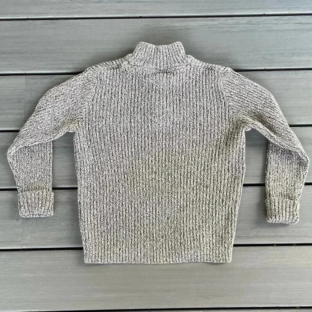 Gap Kids Quarter Zip Pullover Sweater Size M 8-10 - Picture 2 of 4